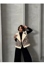 Plush Wholesale Vest - Leopard D1 | TOPSHOW | F1828