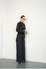 Wholesale Denim Trousers - Navy Blue | F2090 - Topshow