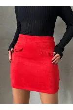 Cepli Toptan Etek - Kırmızı | TOPSHOW | F1572