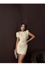 Robe Topshow Drop en similicuir - Pierre | F2034