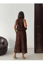 Topshow - Toptan Volanlı Desenli Bluz | F