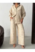 Nakışlı Toptan Pantolon -| Topshow | F1900