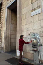 Noktalı Toptan Etek - Bordo | TOPSHOW | F1627