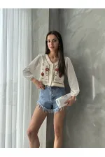 Gilet court boutonné en gros | F0022 - Carrelage pierre | TOPSHOW | F0022