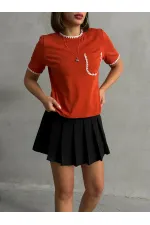 T-shirt Topshow Tile Shepherd Stitched en gros