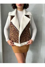 Plush Wholesale Vest - Camel Brown | TOPSHOW | F1828