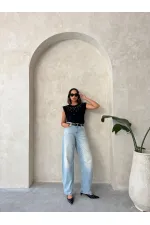 Wholesale Blouse with Stone Detail - Black | Topshow