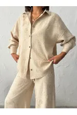 Nakışlı Toptan Gömlek - | Topshow | F1899