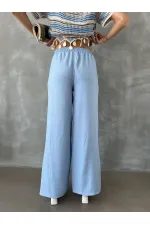 Topshow Mavi Bağcıklı Toptan Pantolon