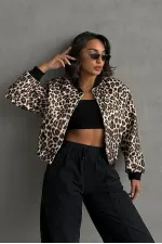 Manteau en cachemire en gros - Léopard pierre | TOPSHOW | F1827