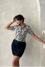 Lace Shirt - Black | Topshow