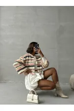 Blouse tie-dye en gros - Rose | TOPSHOW | F1731