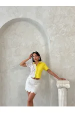 Jupe en dentelle au-dessus du genou en gros - Brut | TOPSHOW