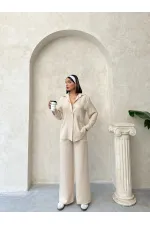 Chemise en lin à poche Topshow Stone, vente en gros | F1200