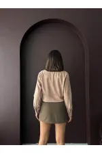 Manteau zippé Topshow en gros - Vison | F1551