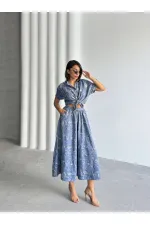 Embroidered Skirt - Dark Blue | Topshow | F1901