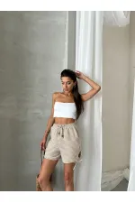 Topshow Taş Yanları Bagcıklı Pitikare Toptan Şort