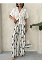 Nakışlı Pantolon - Taş Topshow