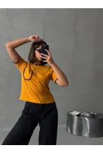 T-shirt Topshow Moutarde Berger Cousu en gros