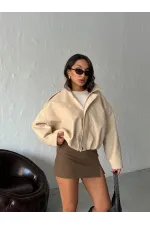 Topshow Cashmere Wholesale Coats - Stone | F2047