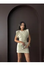 Robe Topshow Drop en similicuir - Pierre | F2034