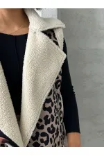 Peluş Toptan Yelek - Taş Siyah | TOPSHOW | F1828