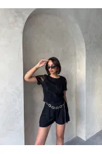 Beaded Wholesale Blouse - Black | Topshow