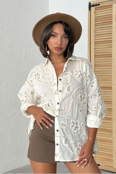 Süzüneli Shirt - Pattern 2 | Topshow | F1949