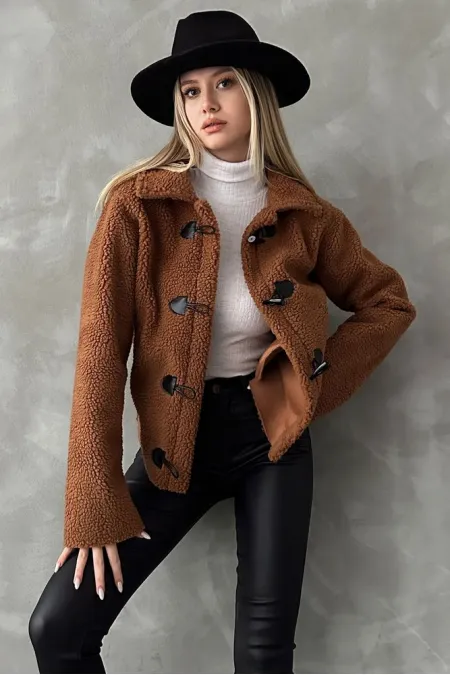 Cotton Plush Wholesale Polar Fleece - Tan | TOPSHOW | F1536