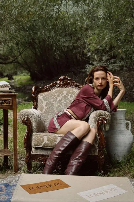 Topshow Toptan Bordo Mini Etek – Zarif ve Trend Tasarım - Bordo | F1974