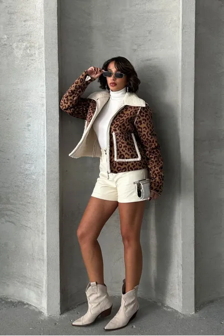 Manteau en peluche en gros - Brun camel | TOPSHOW | F1814