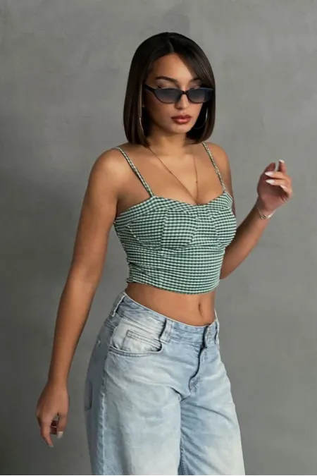 Bustier Bitikare en gros - Émeraude | TOPSHOW