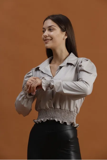 Robe de soirée en similicuir, chemisier en gros - Pierre | TOPSHOW | F1170