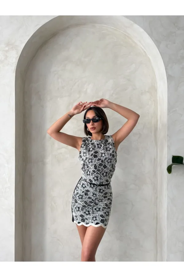 Dantel Toptan Etek - Siyah | Topshow