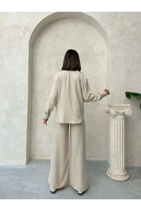 Chemise en lin à poche Topshow Stone, vente en gros | F1200