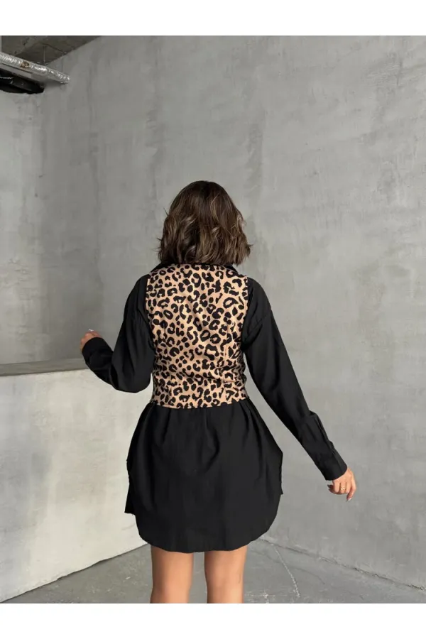 Toptan Yelek - Vizon Siyah | TOPSHOW | F1699