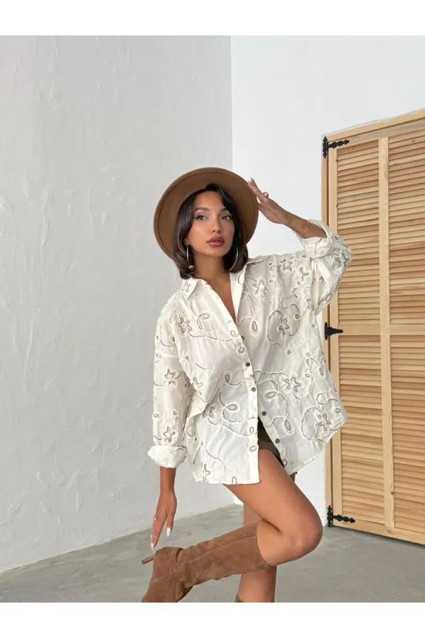 Süzüneli Shirt - Pattern 2 | Topshow | F1949