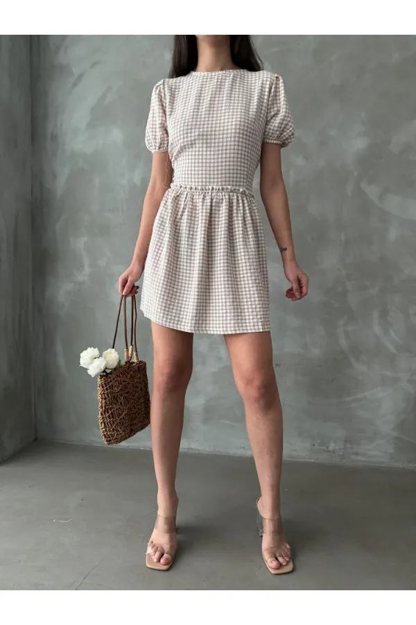 Topshow Taş Bisiklet Yaka Toptan Elbise