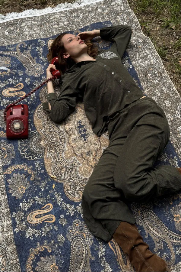 Topshow Fitilikadife Pantolon - Haki | F1996