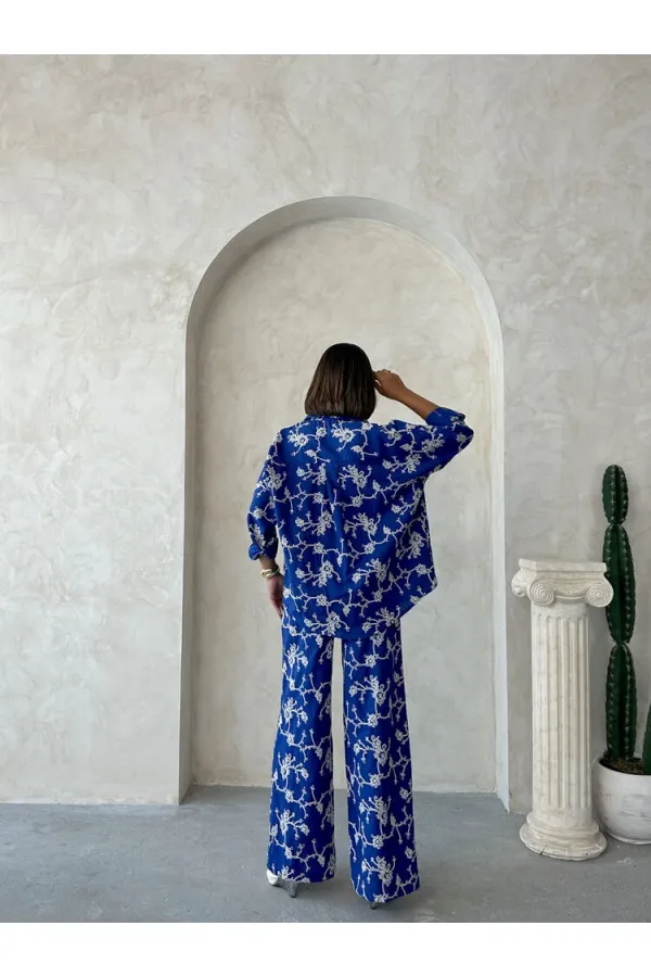 Embroidered Shirt - Saks | Topshow | F1951