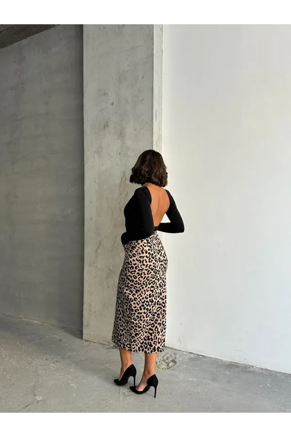 Jupe en gros - Noir pierre | TOPSHOW | F1665