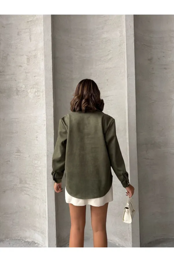 Wholesale Shirt - Khaki | TOPSHOW | F1614