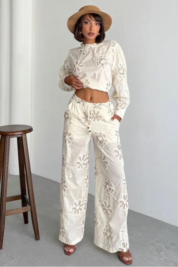 Süzüneli Pantolon - Desen 1 | Topshow | F1950