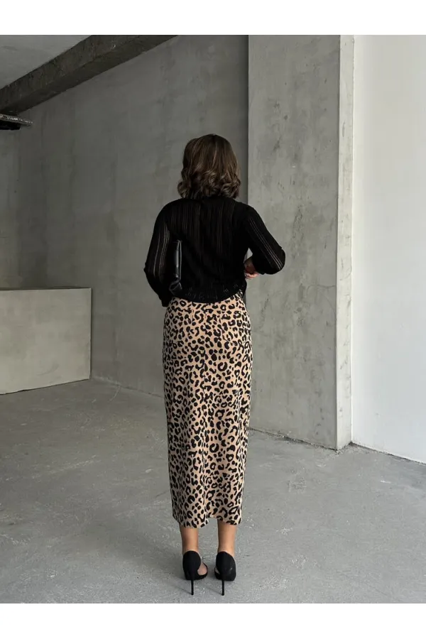 Jupe en gros - Vison noir | TOPSHOW | F1665