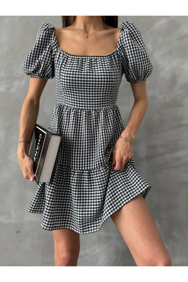 Topshow Black Pitikare Wholesale Dress