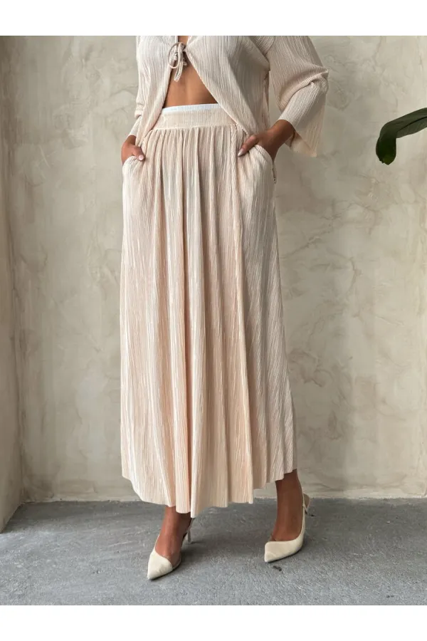 Uzun Etek- Taş | Topshow | F1913