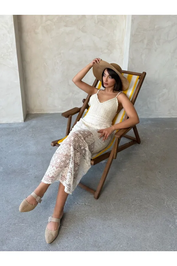 Topshow Taş Dantel Toptan Elbise