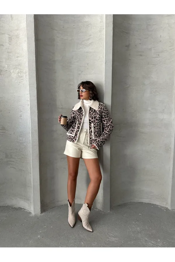 Manteau en peluche en gros - Noir pierre | TOPSHOW | F1814