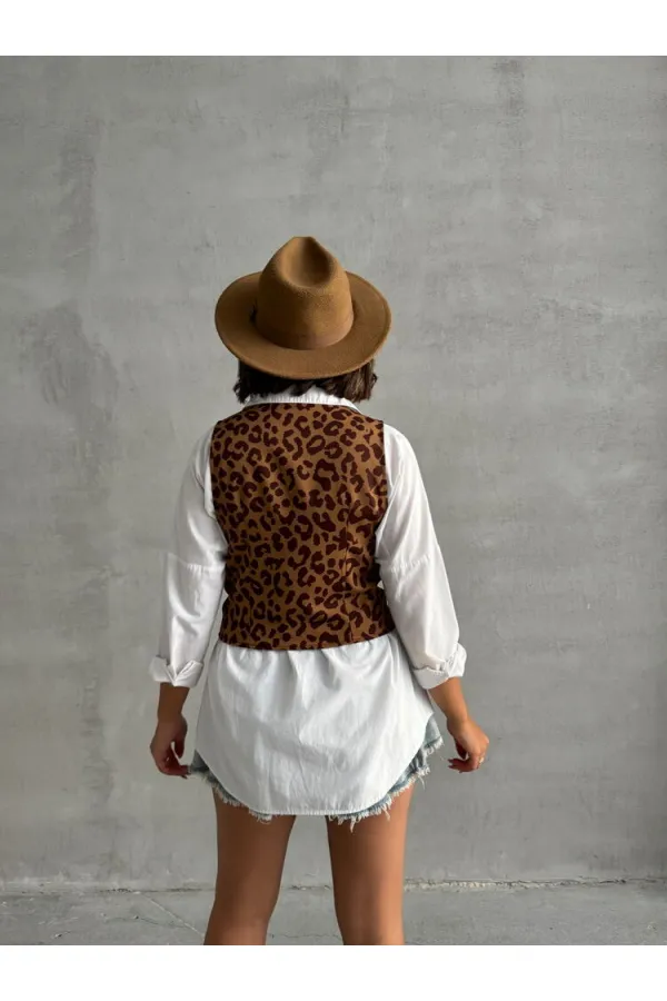 Toptan Yelek - Kamel Kahve | TOPSHOW | F1699