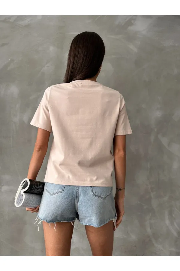 T-shirt Topshow Stone à détails détaillés en gros